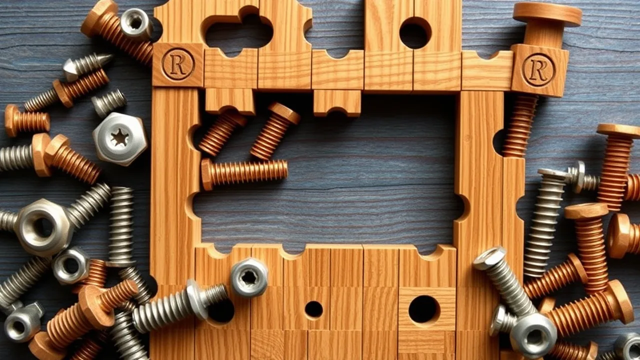 Exciting Challenges in crazy games wood screw bolts puzzle image