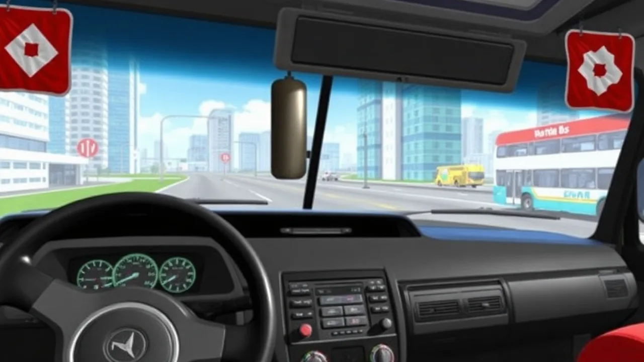 Experience the Thrill of City Bus Driver Game Crazy Games image