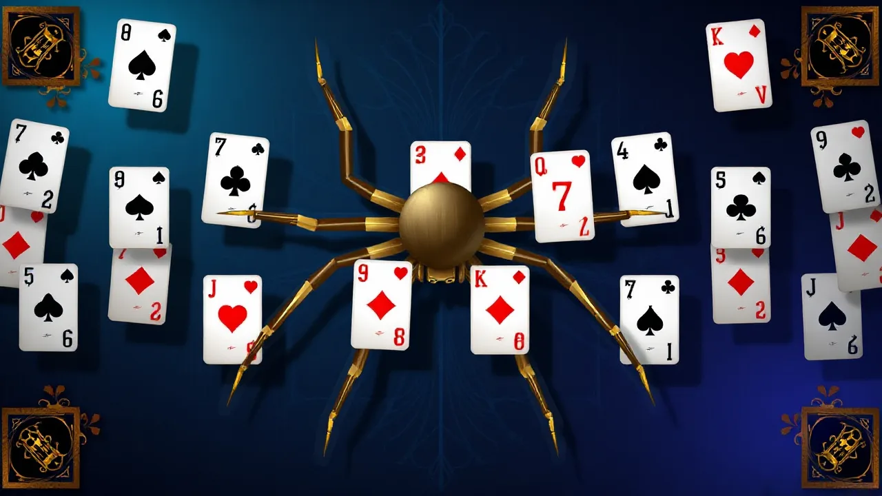 Enjoy the Challenge of Spider Solitaire Crazygames Online image