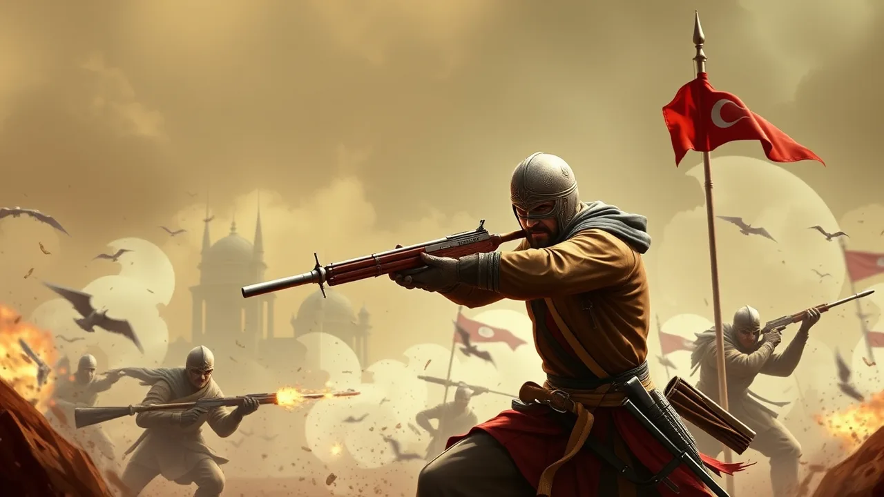 Experience the Thrill of Action in janissary battles Shooting Game image