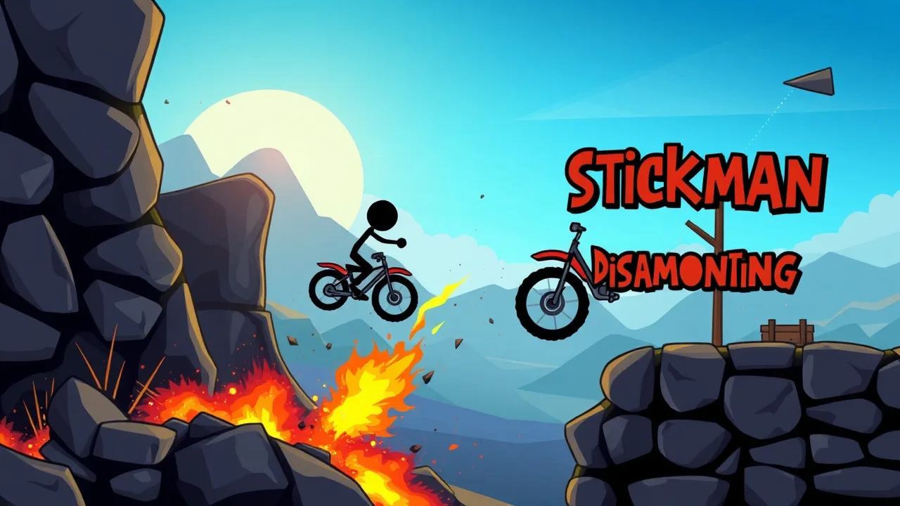 Exciting Adventures in stickman dismounting online image