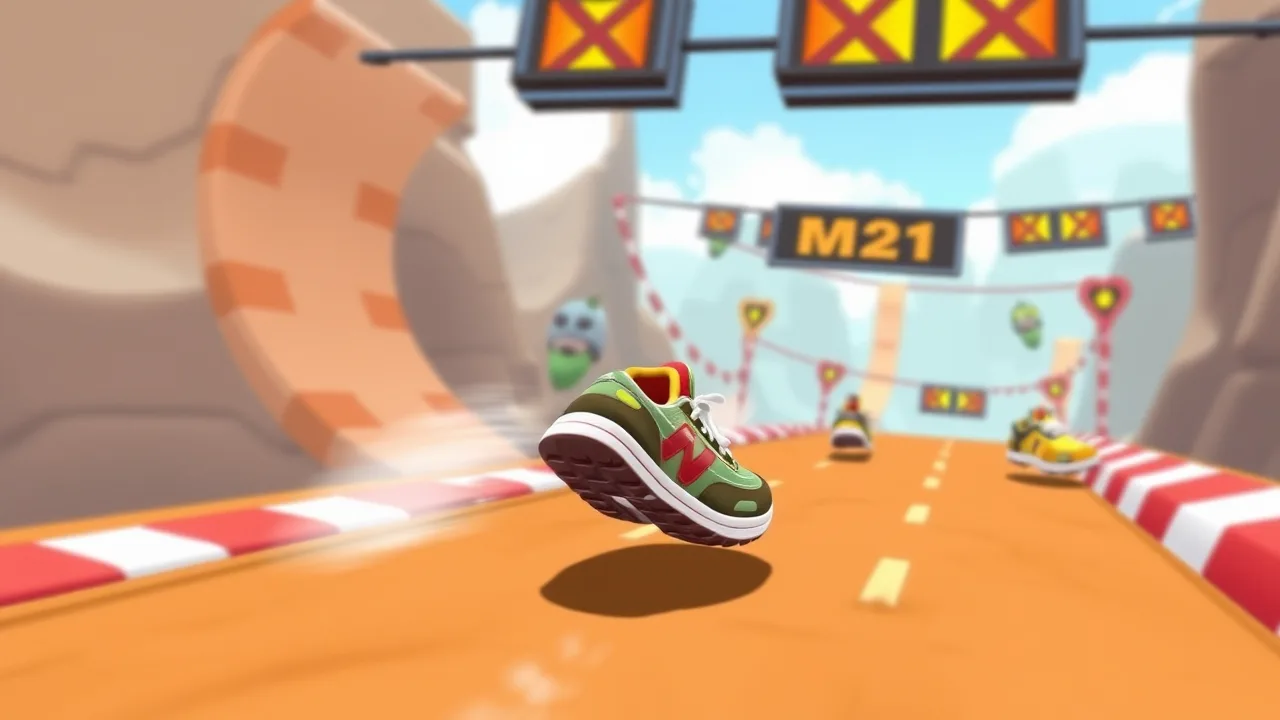 Exciting Challenges Await in Shoe Race Crazy Games image
