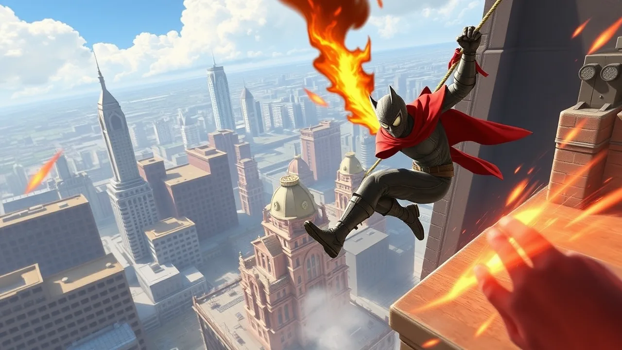 Experience the Excitement of Rope Hero Game Online Play Crazy Games image