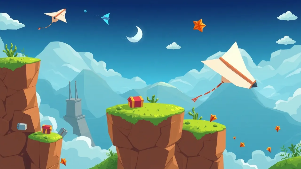 Explore the Exciting World of paperly paper plane adventure image