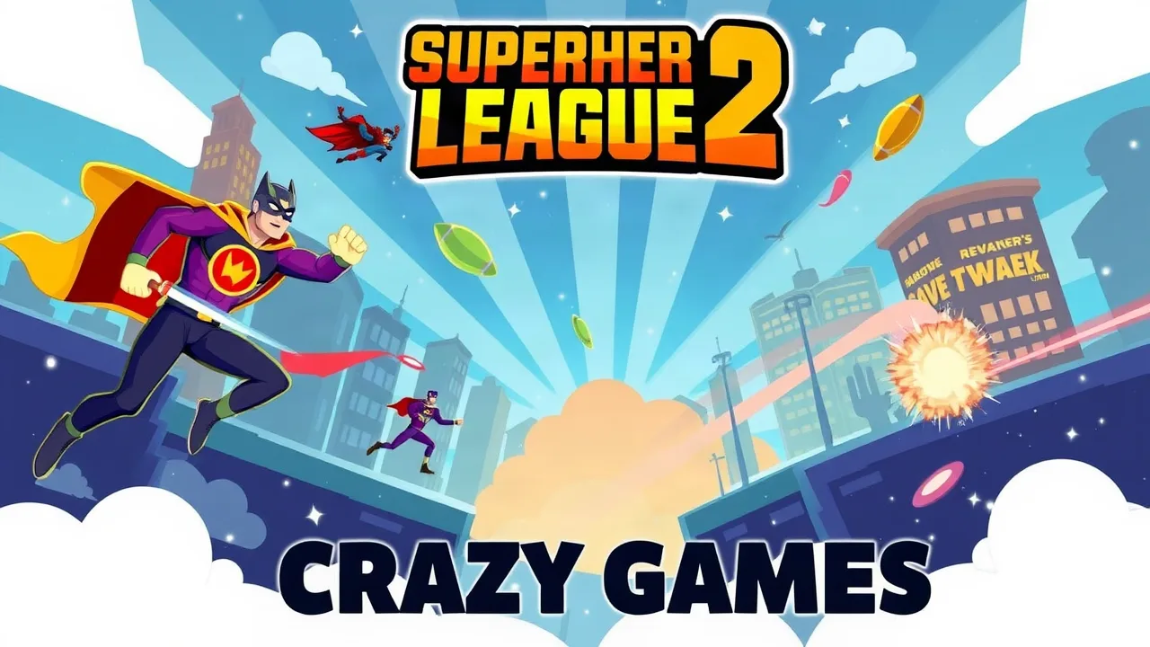 Experience the Excitement of the superhero league 2 crazy games image
