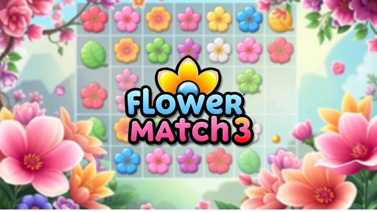 Discover the Relaxing Fun of playhop com flower match 3 image