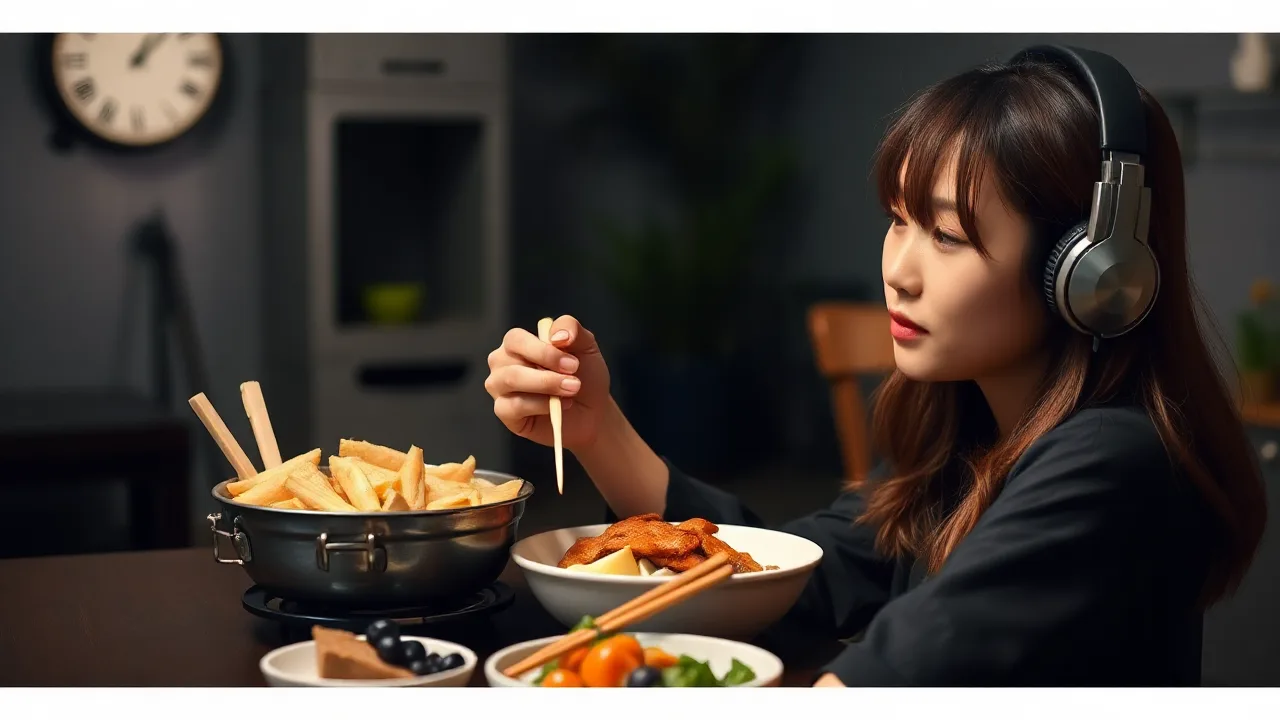 Discover the Relaxing Experience of asmr girl mukbang image