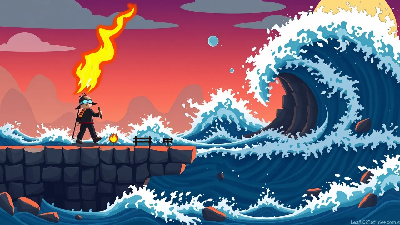 Exciting Adventure in escape tsunami for brainrots game online image