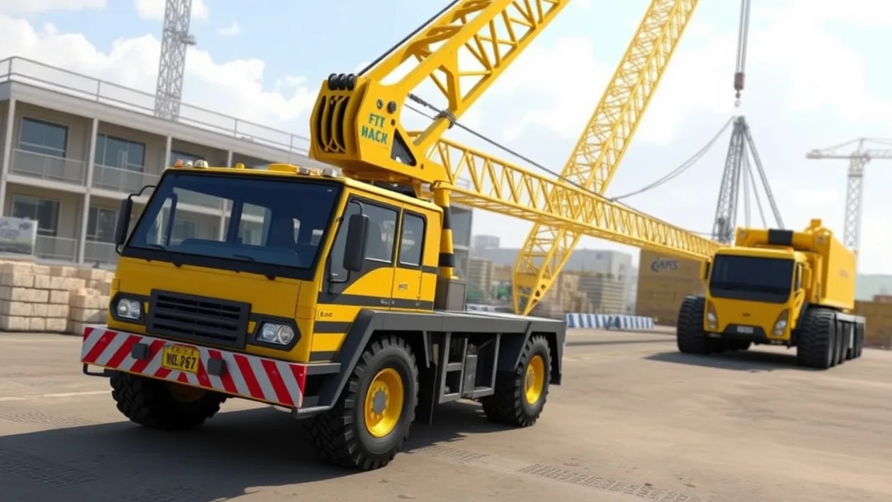 Experience the Thrill of Heavy Crane Simulator in Action image