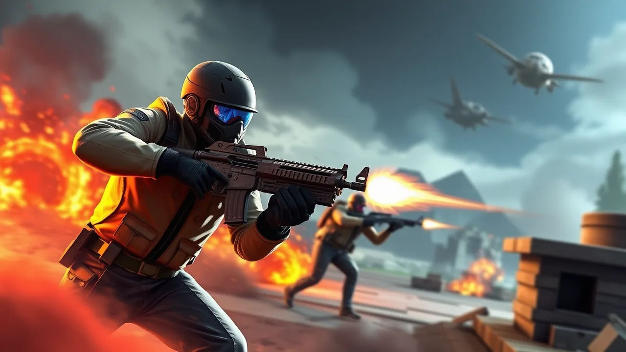 Exploring crazy games 2 free fire in Action Games image