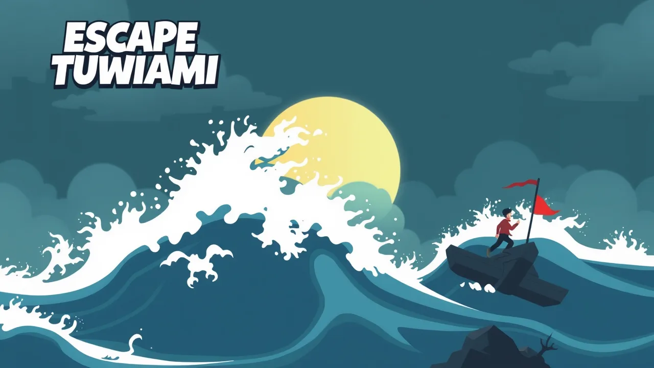 Thrilling Escape Tsunami for Brainrot Crazy Games Adventure image
