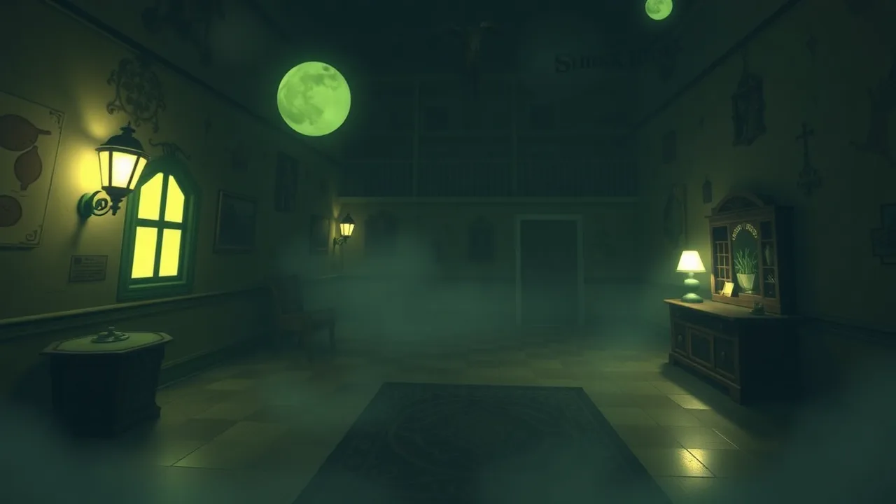 Surviving five night at shrek's hotel in a haunted stay image