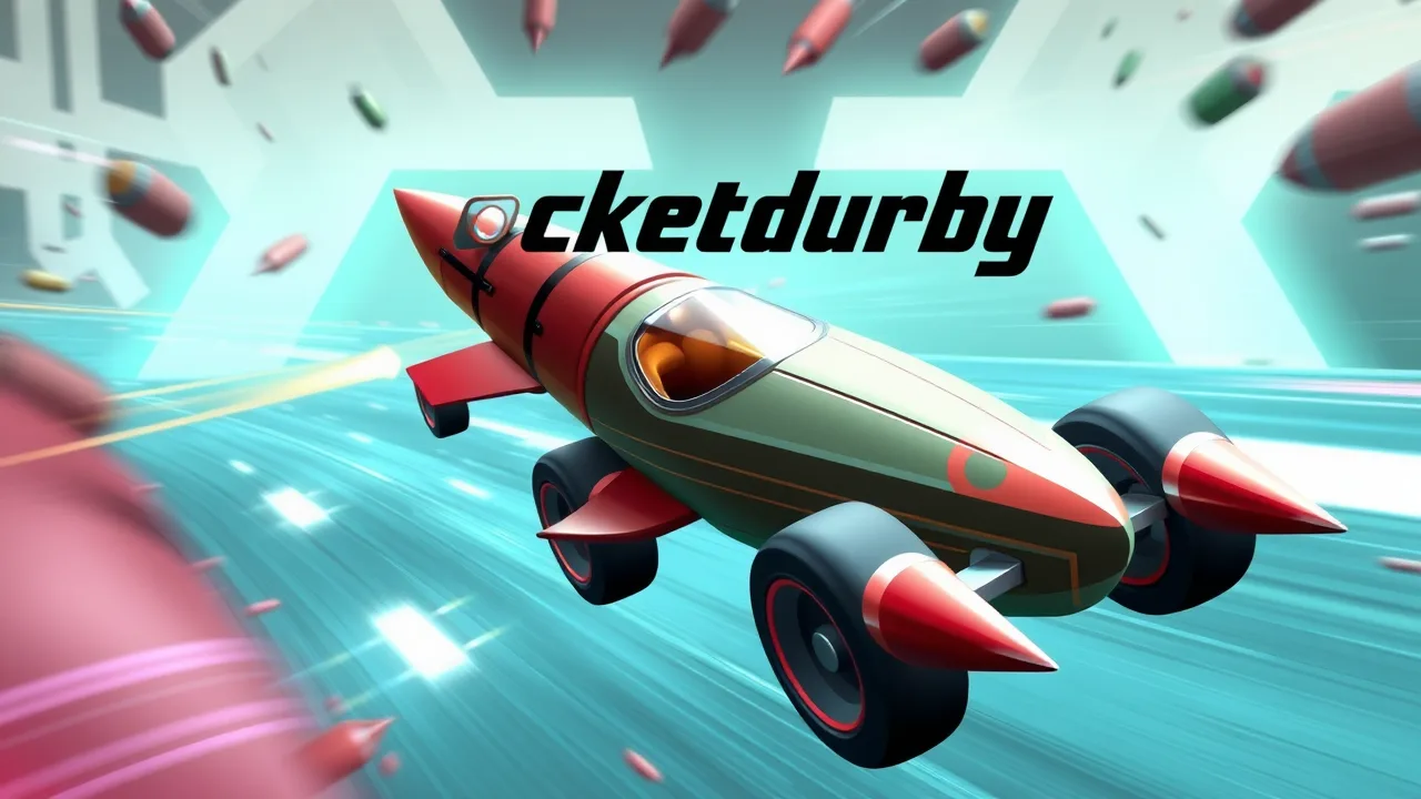 Experience the Thrill of Rocketdurby an Exciting Rocket Racing Game image