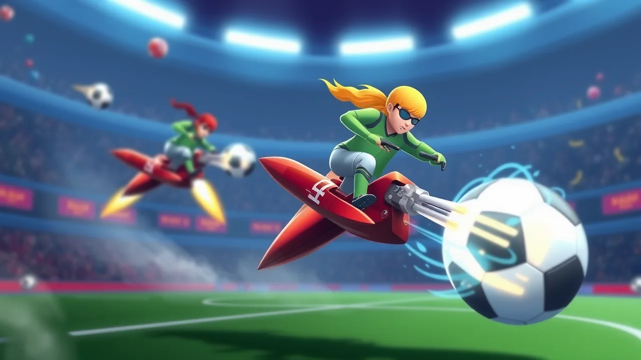 Experience the Thrill of Rocket Soccer Crazy Games Today image