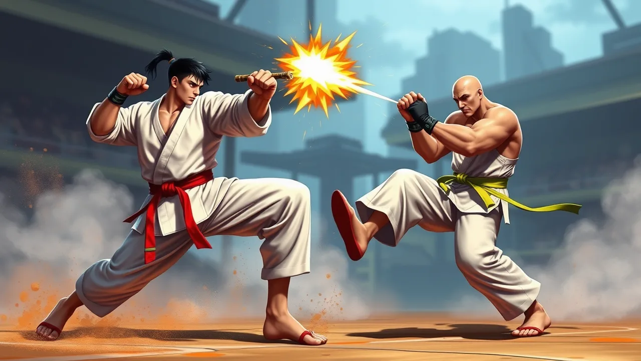 Experience the Excitement of Karate Fighter Games Play on Crazy Games image