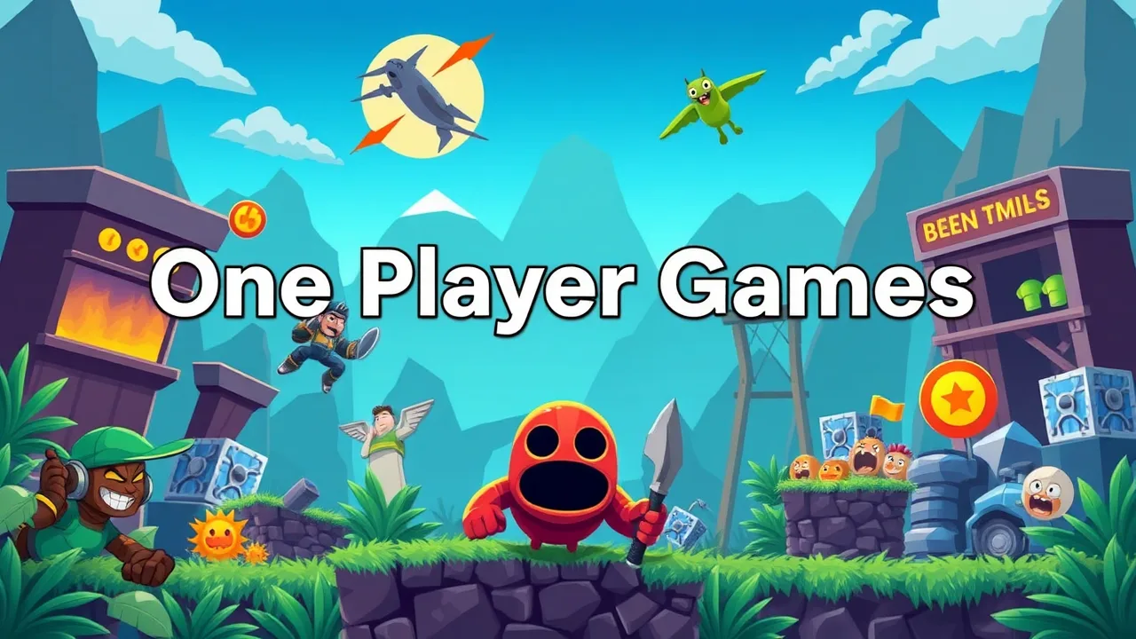 Discover the Exciting World of One Player Games Crazy Games image