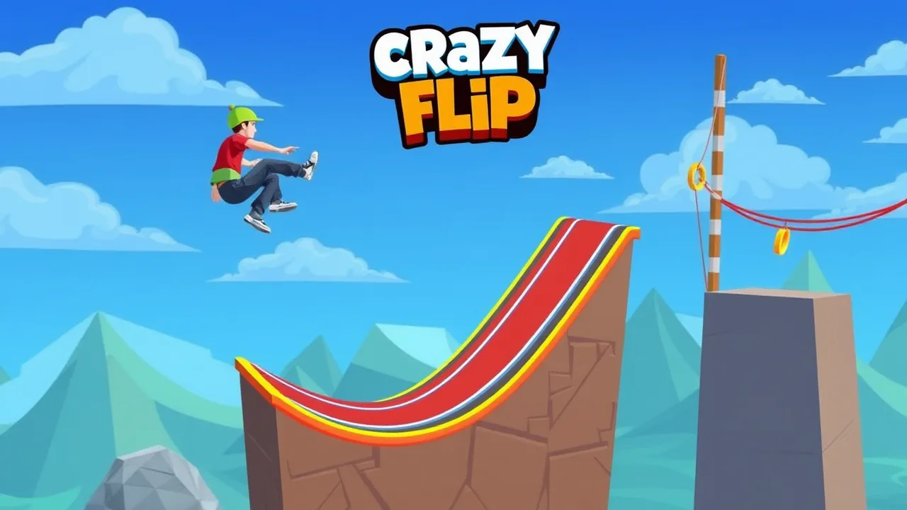 crazy flips  Stunts, Speed  Skills Challenge image