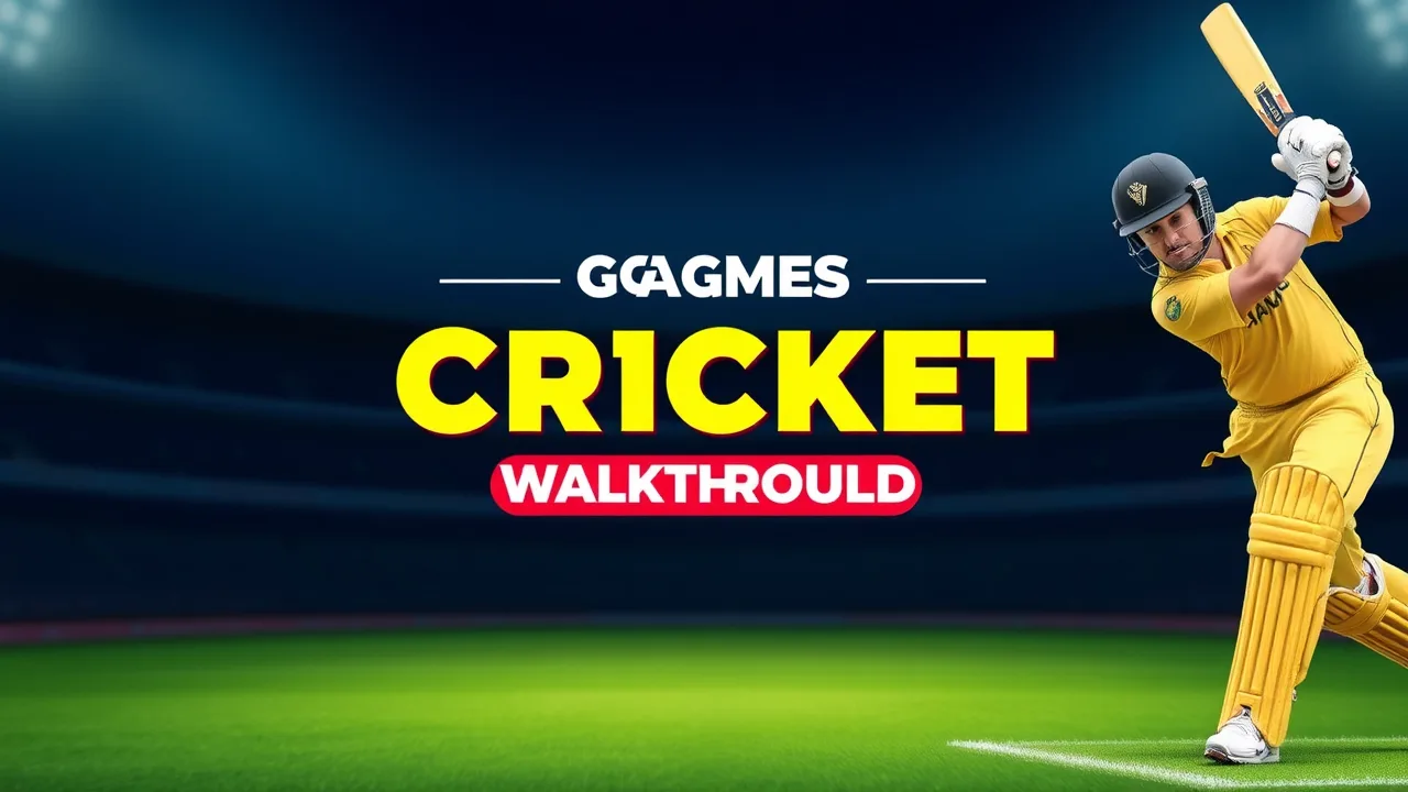 Crazy Games Cricket – The Complete Walkthrough for Players image