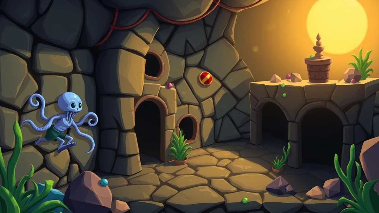 Exciting Adventures in crazy games i'll be squid escape image