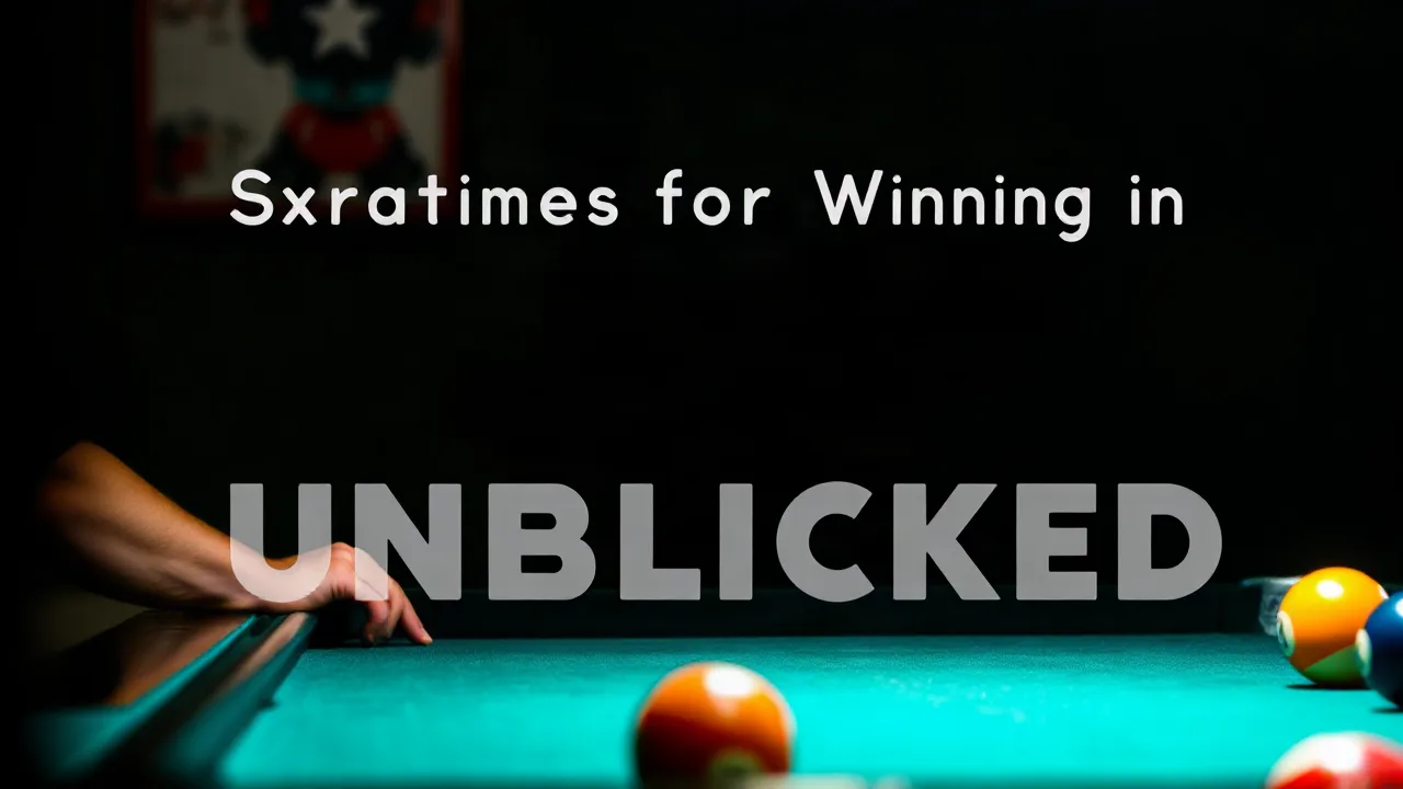Exciting Strategies for Winning in Pool Game Unblocked image