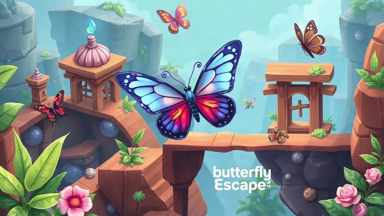 Exciting Challenges Await in Butterfly Escape 2 image