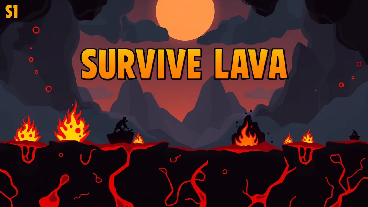 Master the Challenge of Survive Lava for Brainrots Play image