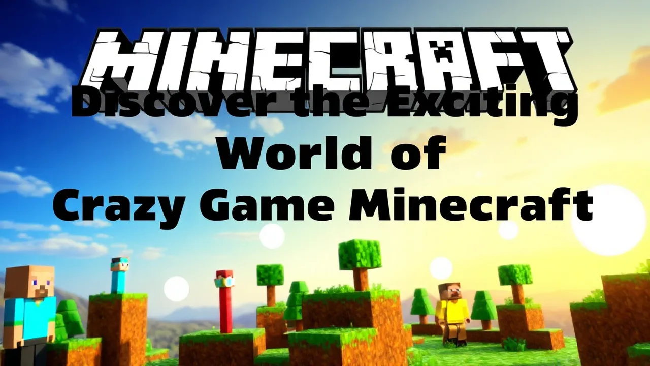 Discover the Exciting World of Crazy Game Minecraft image