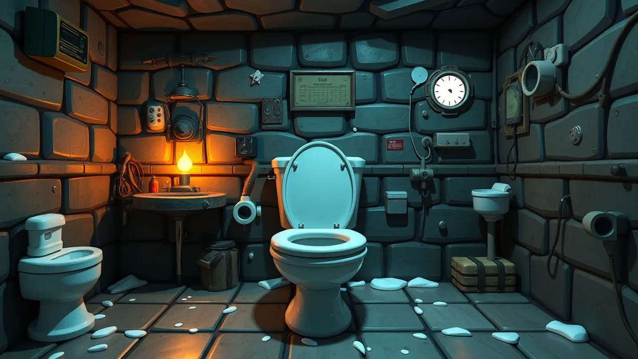 Explore the Thrills of skibidi toilet backrooms unblocked Adventure image