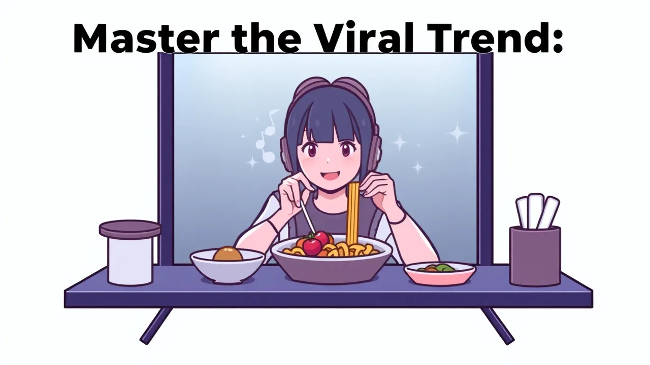 Master the Viral Trend: ASMR Girl Livestream Mukbang Crazy Games image