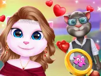 image bg Kitty Couple Lovely Valentine