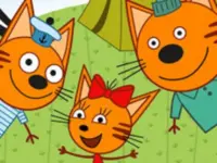 Picnic With Cat Family - Fun Together image