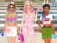 image bg College Girls Team Fashion Makeover