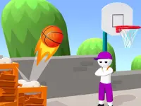 The ball bounces image
