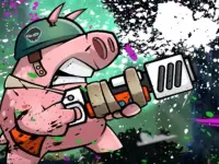 image bg Piggy soldier super adventure