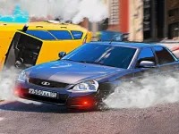 Russia Rider Drift in City image