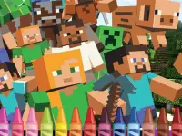4GameGround - Minecraft Coloring image