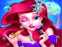 Mermaid Princess Makeup - Girl Fashion Salon game image