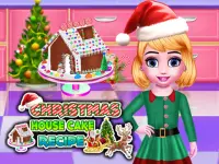 Christmas House Cake Recipe image