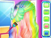 image bg Fashion Rainbow Hairstyle Design