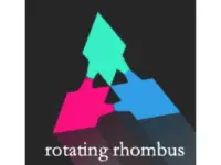 image bg rotating triangle