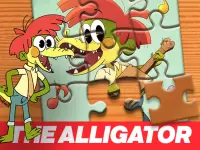 Arlo the Alligator Boy Jigsaw Puzzle image
