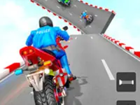 Mega Ramp Stunt Moto - Fun Run 3D Game image