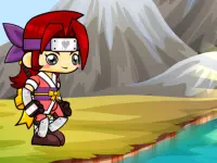 Samurai running image