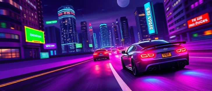Night City Racing Play On Crazy Games image